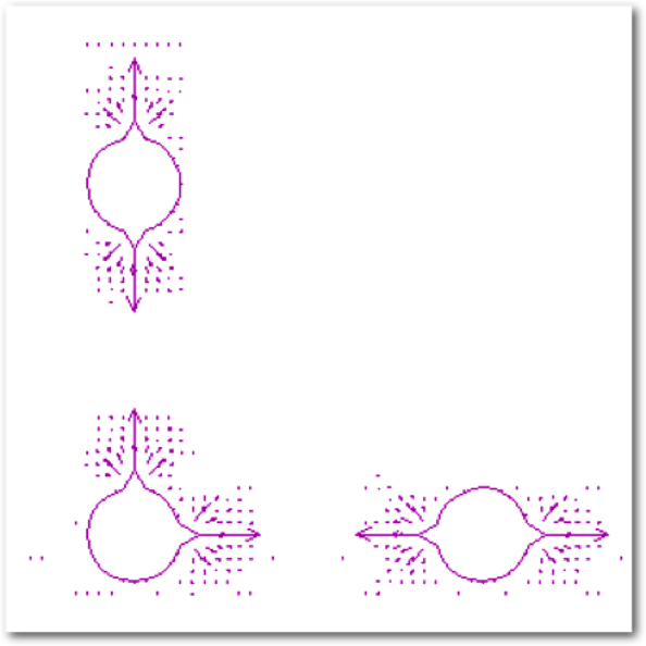 (2) 采用多个180度和90度聚能管多孔起爆之后
(2003)Numerical analysis for mixing 180-shaped-charge-pipe & 90 -shaped-charge-pipe single hole after detonating (2) 采用多个180度和90度聚能管多孔起爆之后
(2003)Numerical analysis for mixing 180-shaped-charge-pipe & 90 -shaped-charge-pipe single hole after detonating